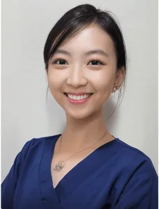 Portrait of Dr. Tan Peh Geh, oral and maxillofacial surgeon at Lau & Su Partners Dental Bukit Jalil, handling wisdom tooth and minor oral surgery